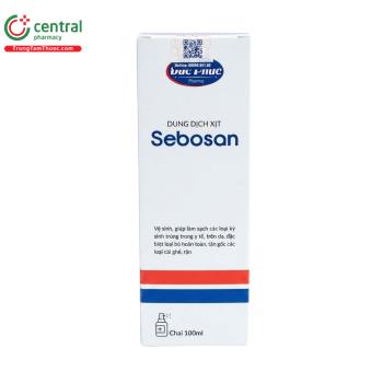 Dung dịch xịt ngoài da Sebosan 100ml trị ghẻ, ngứa, loại bỏ các loại rận mu