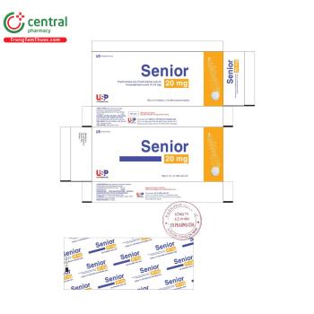 Thuốc Senior 20mg điều trị kiểm soát viêm, dị ứng đa cơ quan