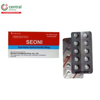 Thuốc Seoni 50mg điều trị chứng co cứng sau đột quỵ ở người lớn
