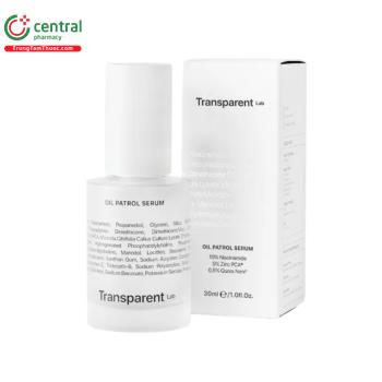 Serum kiềm dầu Transparent Lab Oil Patrol Serum 30ml