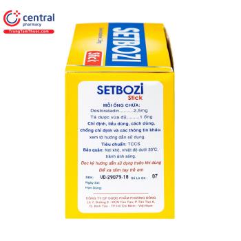[CHÍNH HÃNG] Thuốc Setbozi Stick 2.5mg - giảm ngứa, cắt dị ứng