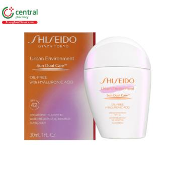 Shiseido Urban Environment Sun Dual Care Oil-Free Hyaluronic Acid SPF 42 Sunscreen 
