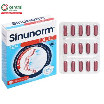 Thuốc Sinunorm Duo - Giúp tăng cường sức đề kháng, bảo vệ hệ hô hấp