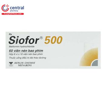 Siofor 500 (Hộp 60 viên)