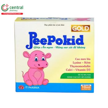 Siro ăn ngon Peepokid Gold 10ml