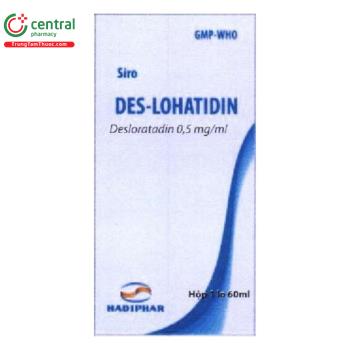 Siro Des - Lohatidin 0,5mg/ml