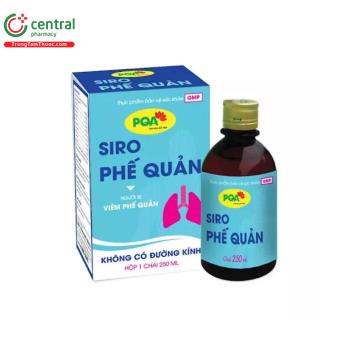 Siro PQA Phế Quản Không Đường