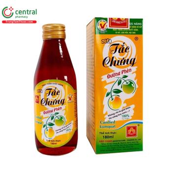 Siro Tắc Chưng Đường Phèn