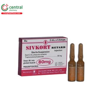 Sivkort Retard 80mg/2ml