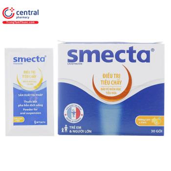Thuốc Smecta 3g điều trị tiêu chảy cấp cho trẻ em, trẻ nhũ nhi, người lớn