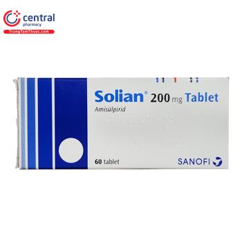 Thuốc Solian 200mg Tablet điều trị rối loạn tâm thần phân liệt
