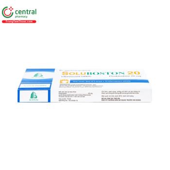 Thuốc Soluboston 20 viên sủi - Chống viêm, ức chế miễn dịch