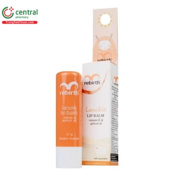 Son dưỡng môi nhau thai cừu Rebirth Lanolin