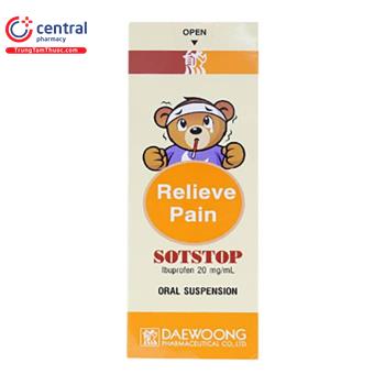 SOTSTOP MỞ NẮP CẦN BẢO QUẢN VÀ SỬ DỤNG ĐÚNG HẠN SỬ DỤNG