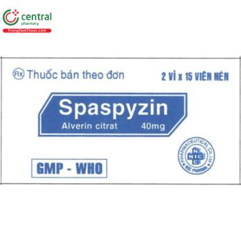 Thuốc Spaspyzin 40mg (Hộp 2 vỉ) - Điều trị cơn đau do co thắt cơ trơn