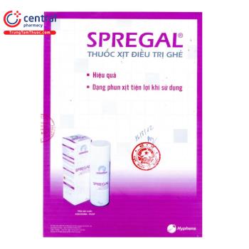 [CHÍNH HÃNG] Thuốc Spregal: công dụng, liều dùng, chú ý khi sử dụng
