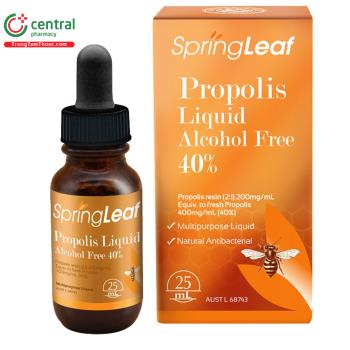SpringLeaf Propolis Liquid (Alcohol free) 40% 25ml