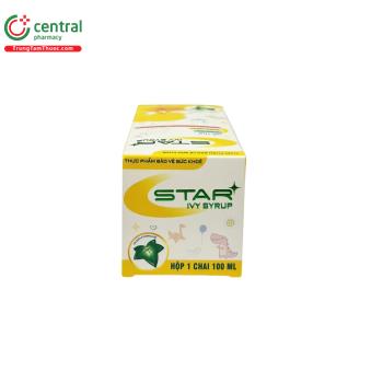 Star Ivy Syrup hạn chế ho, đờm trong viêm phế quản và viêm họng