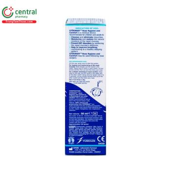 Sterimar Nose Hygiene And Comfort loại bỏ bụi bẩn, thông thoáng mũi