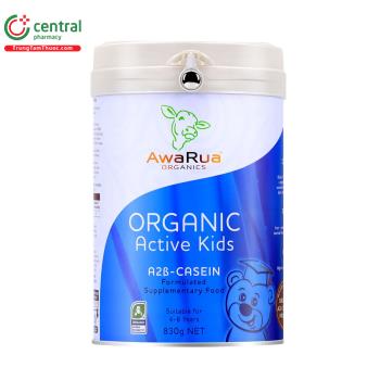 Sữa AwaRua Organic Active Kids 830g