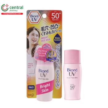 Sữa chống nắng Bioré sáng hồng tự nhiên SPF 50+/PA+++