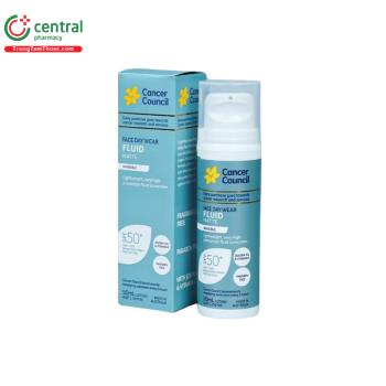 Sữa chống nắng Cancer Council Fluid Matte SPF50+ 50ml