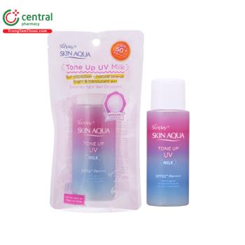 Sữa chống nắng Sunplay Skin Aqua Tone Up UV Milk Lavender SPF50+/PA++++