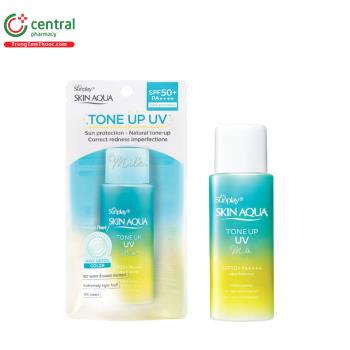 Sữa chống nắng Sunplay Skin Aqua Tone Up UV Milk Mint Green 50g