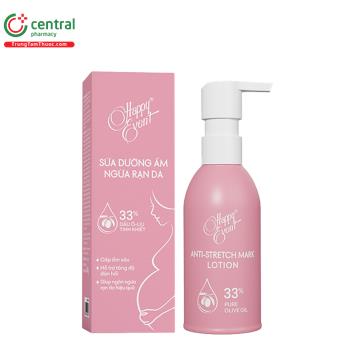 Sữa dưỡng ẩm ngừa rạn da Happy Event Anti-Stretch Mark Lotion 125g