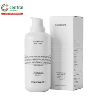 Sữa dưỡng thể Transparent Lab AHA Smoothing Body Lotion 400ml