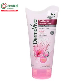 Sữa rửa mặt Dermoviva Saffron Fairness Glow Face Wash