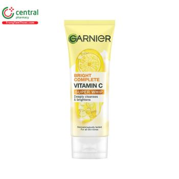 Sữa rửa mặt Garnier Bright Complete Vitamin C Whip Foam 100ml