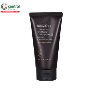 Sữa rửa mặt Innisfree Super Volcanic Pore Micellar Cleansing Foam 2X