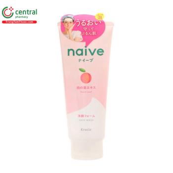 Sữa rửa mặt Naive Lá Đào 130g