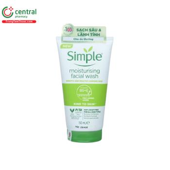 Sữa Rửa Mặt Simple Moisturising Facial Wash 150ml