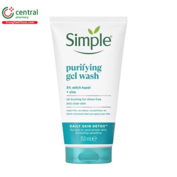 Sữa rửa mặt Simple Purifying Gel Wash
