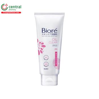 Sữa rửa mặt thanh lọc da sạch nhờn Bioré Skin Purifying Facial Foam Oil Clear