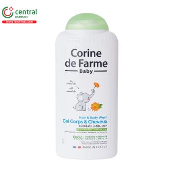 Sữa tắm Corine de Farme Baby Hair & Body Wash