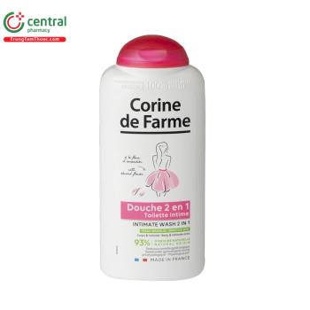 Sữa tắm Corine de Farme Intimate Wash 2 in 1