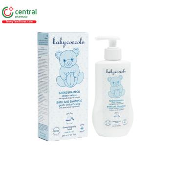 Sữa tắm gội chiết xuất hoa sen Babycoccole 0M+