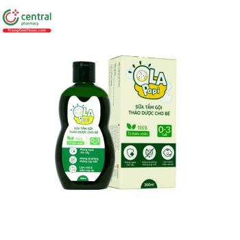 Sữa tắm gội thảo dược cho bé Ola Papi 200ml