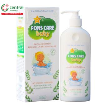 Sữa tắm gội thảo dược Fons Care Baby