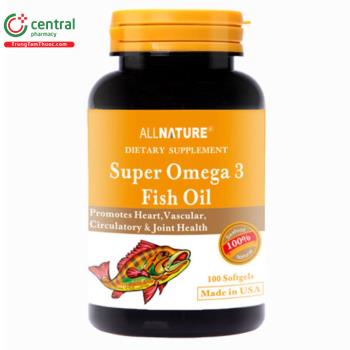 Super Omega 3 Fish Oil Allnature