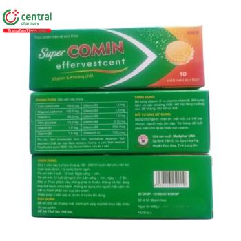 Thuốc Supercomin Effervescent bổ sung vitamin và khoáng chất
