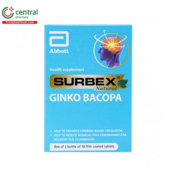 Surbex Natural Ginko Bacopa
