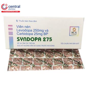 Thuốc Syndopa 275 là thuốc gì? Tác dụng, liều dùng như thế nào?