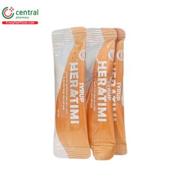 Thuốc Syrup Heratimi hỗ trợ giảm ho do viêm họng, viêm phế quản