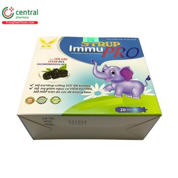 Syrup Immu Pro - Hỗ trợ giảm nguy cơ mắc bệnh do viêm đường hô hấp