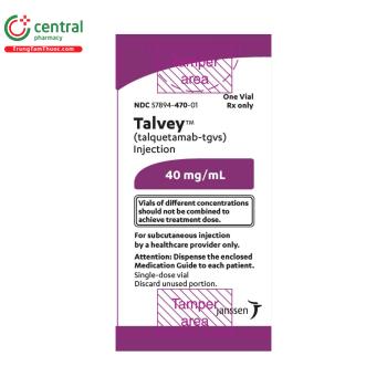 Thuốc Talvey 40mg/ml điều trị đa u tủy tái phát cho người lớn