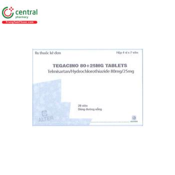 Tegacino 80+25 mg Tablets